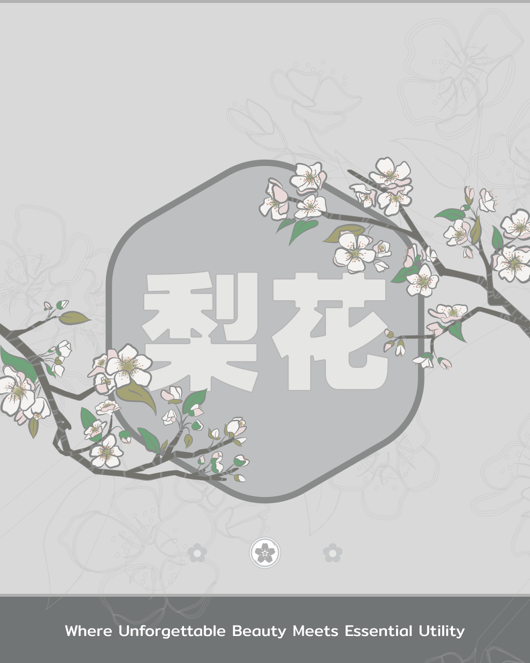 Pear Blossom Deskmat