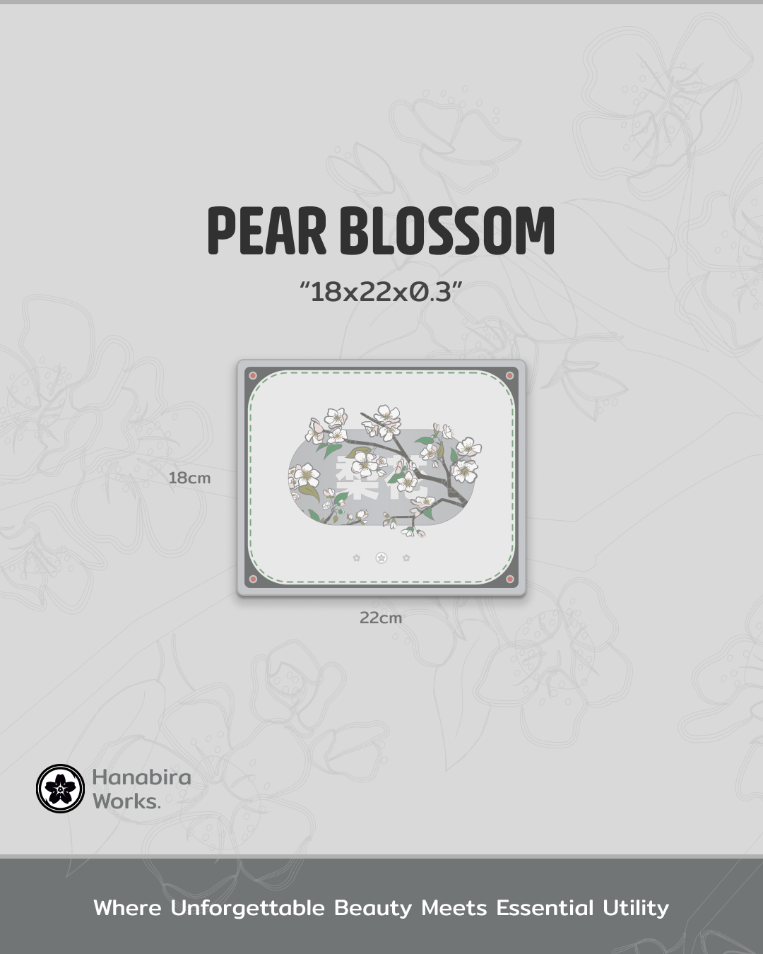 Pear Blossom Mousepad