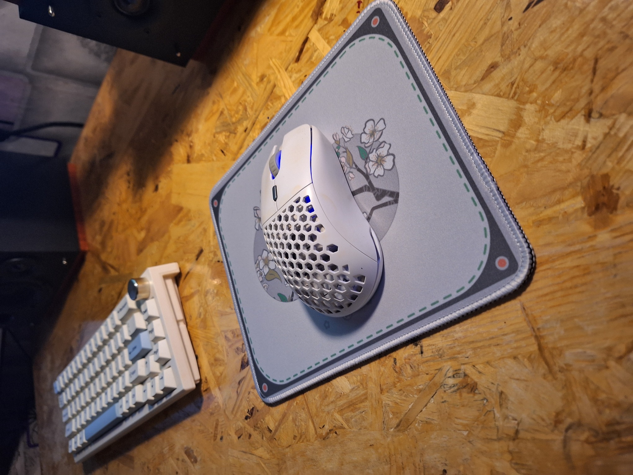 Pear Blossom Mousepad Detail