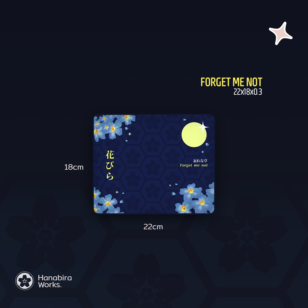 Forget Me Not Mousepad